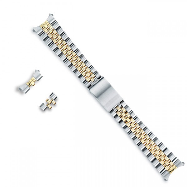 Ladies SS 18k Italian Made Jubilee Style Band