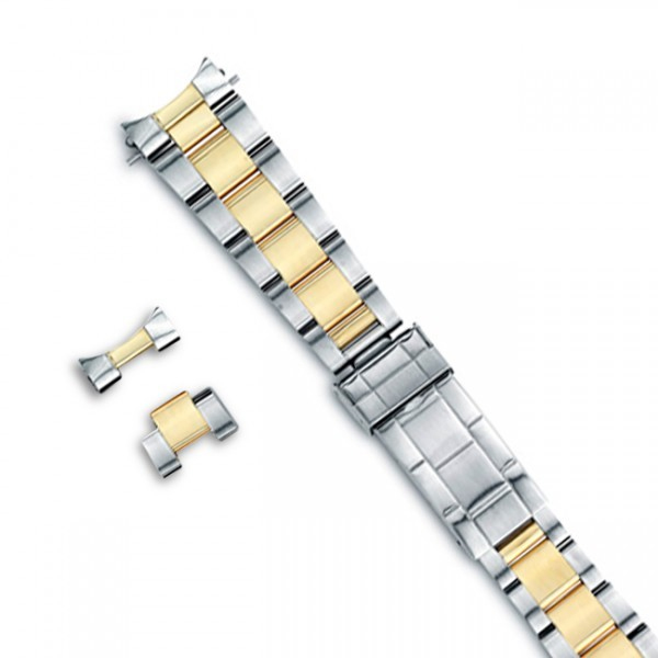 SS 18k Submariner Italian Made Oyster Style Band